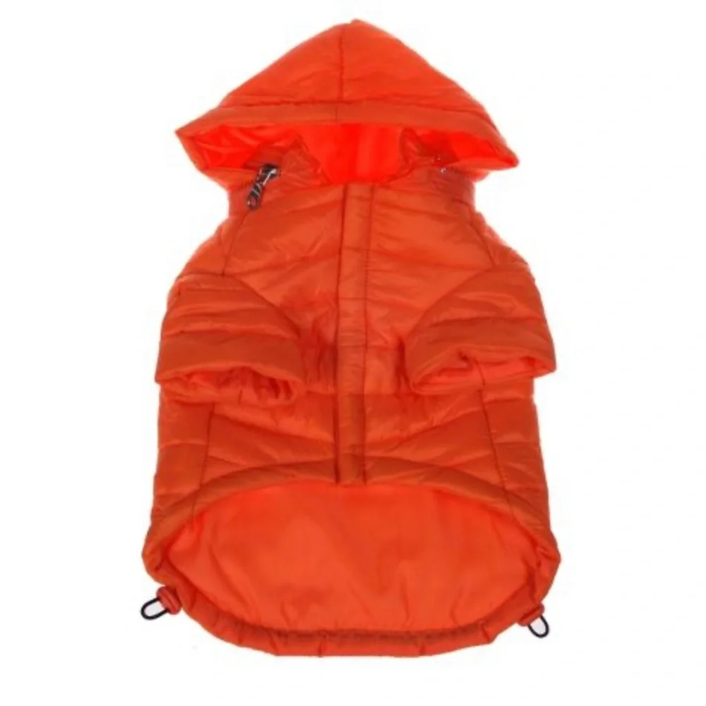 Pet Life Lightweight Adjustable 'Sporty Avalanche' Dog and Cat Coat - Orange XL